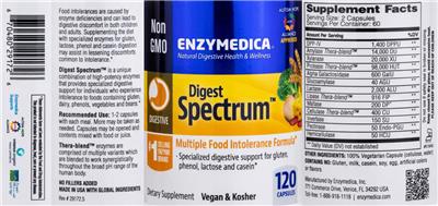 Enzymedica Digest Spectrum source label used in the packaging illustration