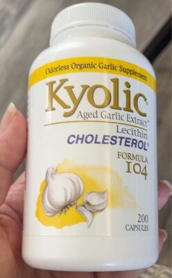 Kyolic Kyolic Lecithin Formula 104 source label used in the packaging illustration