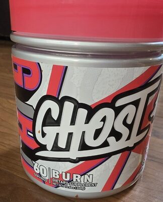 GHOST Burn Guava Berry source label used in the packaging illustration