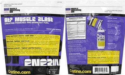 MMUSA ATP Muscle Blast Creamy Rich Berries source label used in the packaging illustration