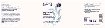Higher Nature Pure Marine Collagen product packaging