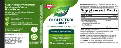 Nature's Way Cholesterol Shield product packaging