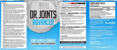 NDS Nutrition Dr. Joints Advanced product packaging