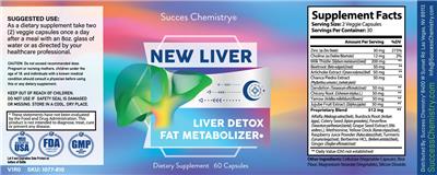 Success Chemistry New Liver source label used in the packaging illustration