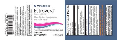 Metagenics Estrovera product packaging