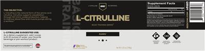 Redcon1 L-Citrulline source label used in the packaging illustration