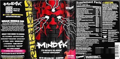 Mutant Mind FK Tropical Punch source label used in the packaging illustration