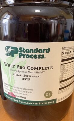 SP Standard Process Whey Pro Complete product packaging