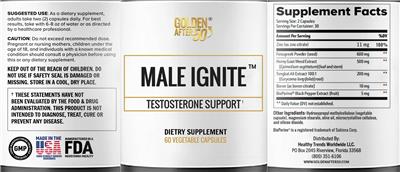 Golden After 50 Male Ignite product packaging
