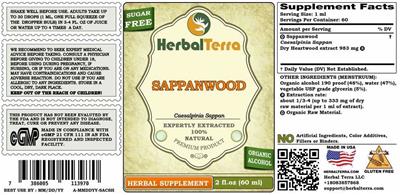 Herbal Terra Sappanwood product packaging