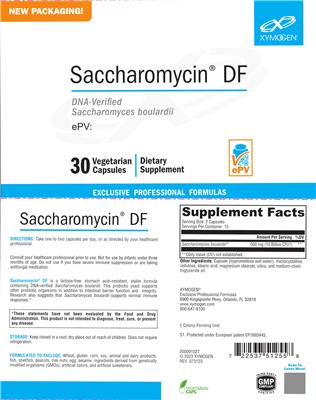XYMOGEN Saccharomycin DF product packaging