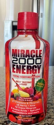 Century Systems Miracle 2000 Energy source label used in the packaging illustration