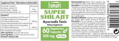 SuperSmart Super Shilajit 500 mg product packaging