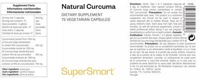 SuperSmart Natural Curcuma product packaging