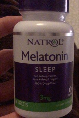 Natrol Melatonin 3 mg product packaging