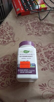 Nature's Way Eyebright Premium Blend 694 mg product packaging