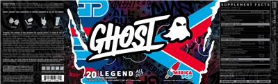 GHOST Legend All Out 'Merica Pop source label used in the packaging illustration