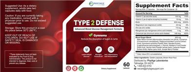 PhytAge Labs Type 2 Defense source label used in the packaging illustration