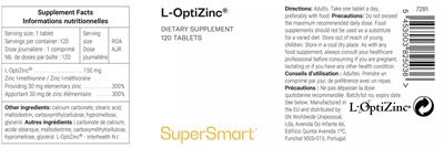 SuperSmart L-OptiZinc product packaging