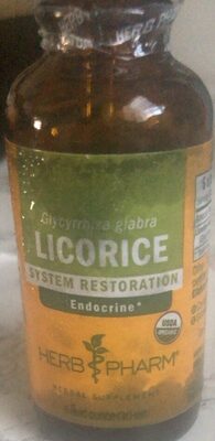 Herb Pharm Licorice product packaging