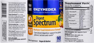 Enzymedica Digest Spectrum source label used in the packaging illustration