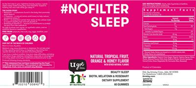 N by Nutrilite #NoFilter Sleep product packaging