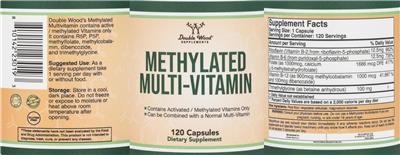 Double Wood Supplements Methylated Multi-Vitamin product packaging