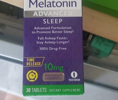 Natrol Melatonin Advanced 10 mg Time Release product packaging