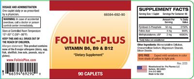 Pro-Pharma Folinic-Plus product packaging
