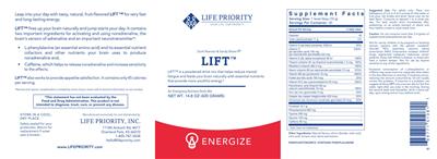 Life Priority Lift source label used in the packaging illustration